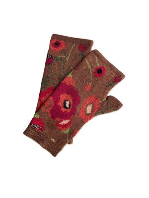 Poppies Alpaca Hand Warmers