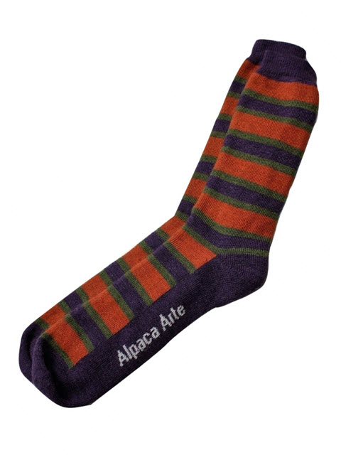 Original Stripe Alpaca Sock - Image 5