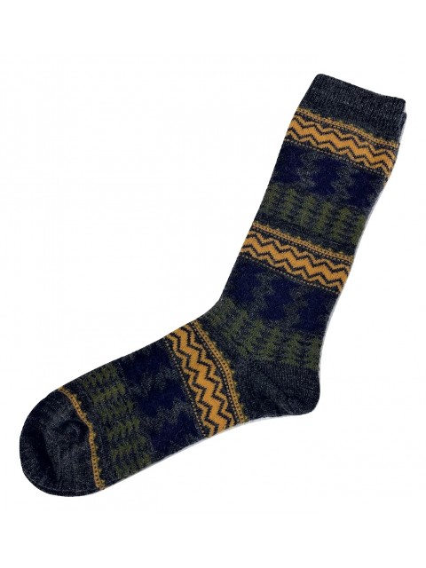 Zany Stripe Alpaca Socks