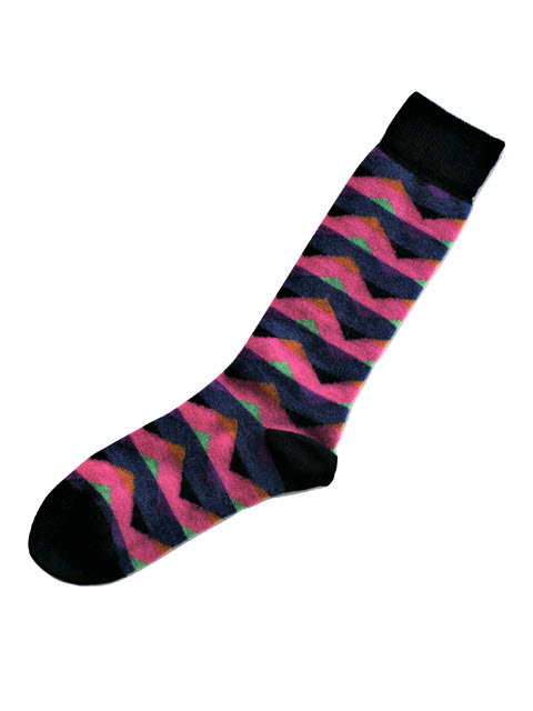ZigZag Striped Alpaca Socks - Image 2