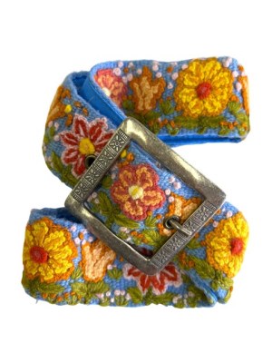 Garden Embroidered Belt