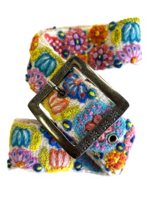 Parque Embroidered Belt